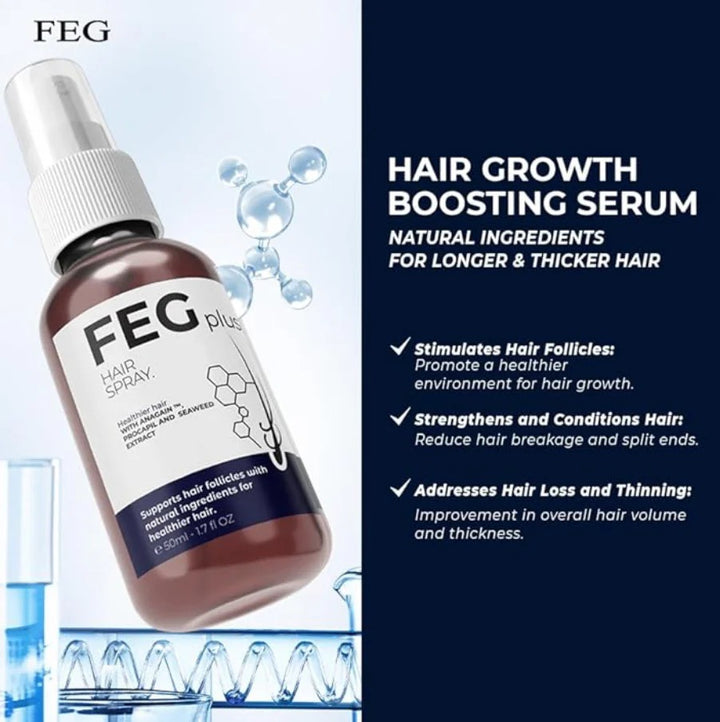 FEG PLUS Hair Growth Spray With Free Delivery